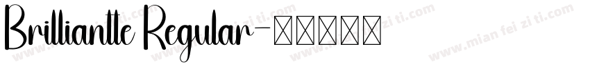 Brilliantte Regular字体转换